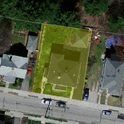 95 Warwick Rd, Newton MA 02465-1723 aerial view