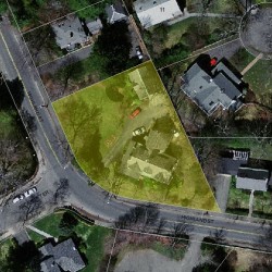 156 Highland St, Newton MA 02465-2412 aerial view