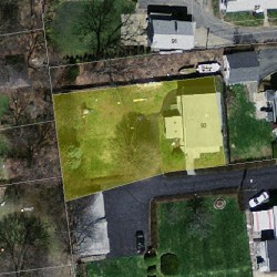 93 Freeman St, Newton MA 02466-1212 aerial view