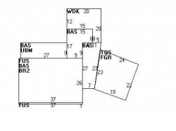 49 Warren Rd, Newton MA 02468-1222 floor plan