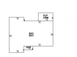 52 Warren Rd, Newton MA 02468-1223 floor plan