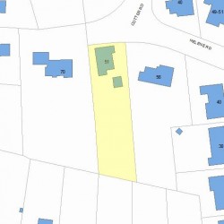 51 Cotter Rd, Newton MA 02468-1000 plot plan