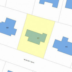 121 Randlett Park, Newton MA 02465-1743 plot plan