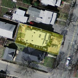 287 Cherry St, Newton MA 02465-1640 aerial view