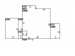 81 Cloverdale Rd, Newton MA 02461-1810 floor plan