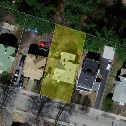 19 Warwick Rd, Newton MA 02465-1723 aerial view