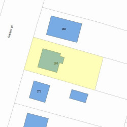 268 Cherry St, Newton MA 02465-1605 plot plan