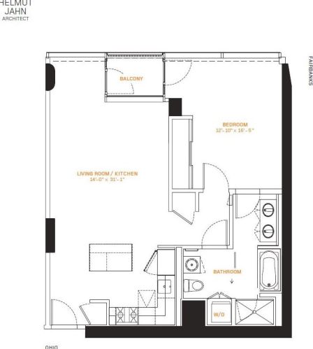 600 Fairbanks Ct, Chicago IL  60611-5410 exterior