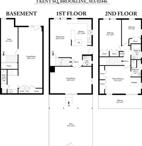 3 Kent Sq, Brookline MA 02446-6937 exterior