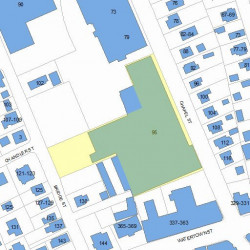 95 Chapel St, Newton MA 02458-1010 plot plan