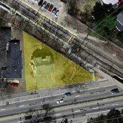 1077 Boylston St, Newton MA 02461-1344 aerial view