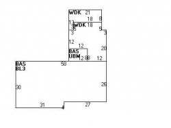 61 Arlo Rd, Newton MA  02464-1002 floor plan
