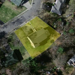 44 Dorothy Rd, Newton MA  02459-3308 aerial view