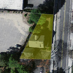 125 Winchester St, Newton MA 02461-2129 aerial view