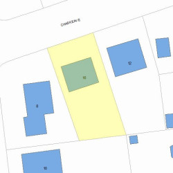 16 Chaske Ave, Newton MA  02466-1104 plot plan