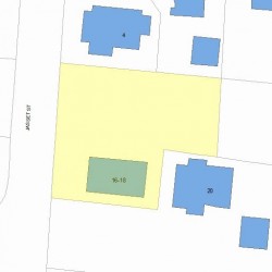 18 Jasset St, Newton MA  02458-1015 plot plan