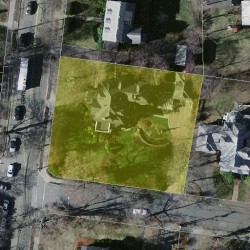 1016 Centre St, Newton MA 02459-1622 aerial view