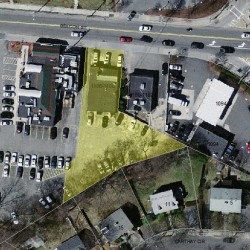 1108 Beacon St, Newton MA 02461-1144 aerial view