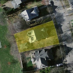35 Oxford Rd, Newton MA 02459-2407 aerial view