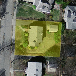 59 Charlotte Rd, Newton MA 02459-1707 aerial view