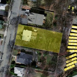 20 Crescent St, Newton MA 02465-2008 aerial view