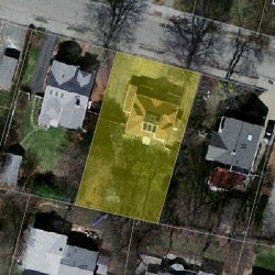 18 Warwick Rd, Newton MA 02465-1724 aerial view