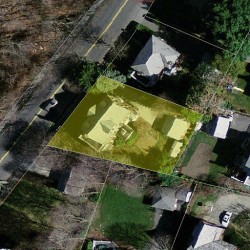 52 Grant Ave, Newton MA 02459-1309 aerial view