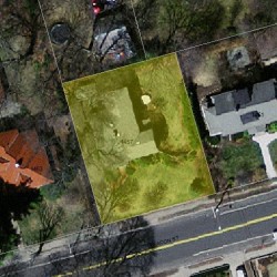 1457 Beacon St, Newton MA 02468-1602 aerial view