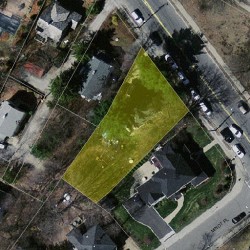 27 Walnut St, Newton MA 02460-1323 aerial view