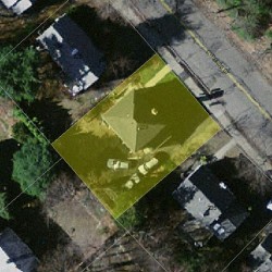 229 Cypress St, Newton MA 02459-2226 aerial view