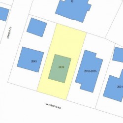 2039 Commonwealth Ave, Newton MA  02466-2005 plot plan