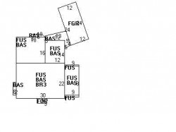 24 Jameson Rd, Newton MA 02458-2601 floor plan