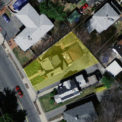 172 Waltham St, Newton MA  02465-1333 aerial view