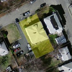 6 Silver Lake Ave, Newton MA  02458-1109 aerial view