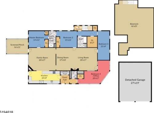 22 Cedar Lk, Parsippany NJ 07834-1805 exterior