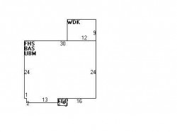 12 Westland Ter, Newton MA  02465-1524 floor plan
