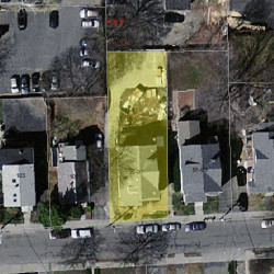 95 Madison Ave, Newton MA  02460-1904 aerial view