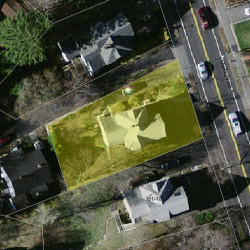 177 Langley Rd, Newton MA  02459-2328 aerial view