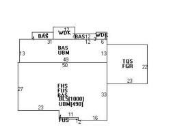 122 Bellevue St, Newton MA  02458-1921 floor plan