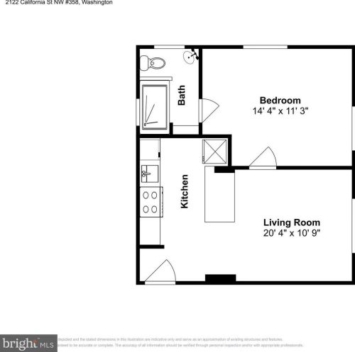 2122 California St, Washington DC  20008-1830 exterior