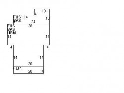 267 Cherry St, Newton MA 02465-1607 floor plan