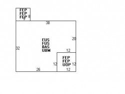 161 Chapel St, Newton MA  02458-1307 floor plan