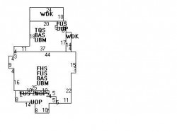 44 Putnam St, Newton MA 02465-2433 floor plan