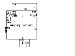 85 Prince St, Newton MA  02465-2632 floor plan