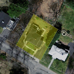 17 Leighton Rd, Newton MA  02466-2245 aerial view