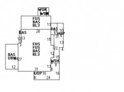 1047 Walnut St, Newton MA 02461-1140 floor plan