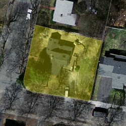 124 Fordham Rd, Newton MA 02465-1226 aerial view