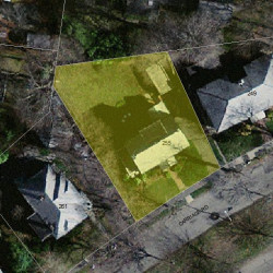 255 Commonwealth Ave, Newton MA 02459 aerial view