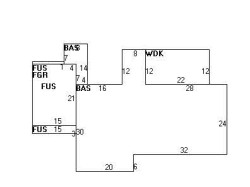 32 Considine Rd, Newton MA 02459-3604 floor plan