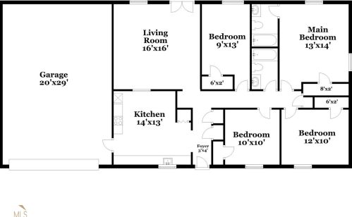 5967 Dart Dr, Lithonia GA  30058-5445 exterior